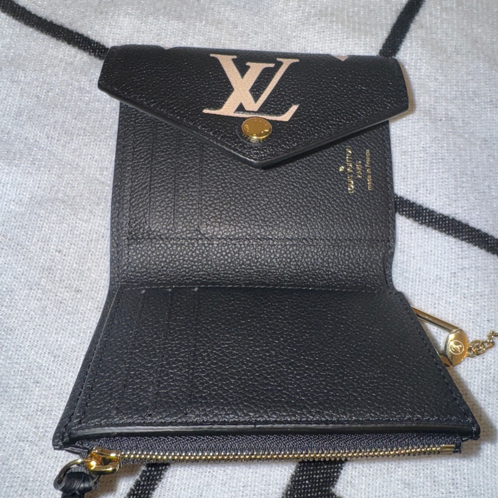 Louis Vuitton Black and Gold Wallet - Picture 2 of 9